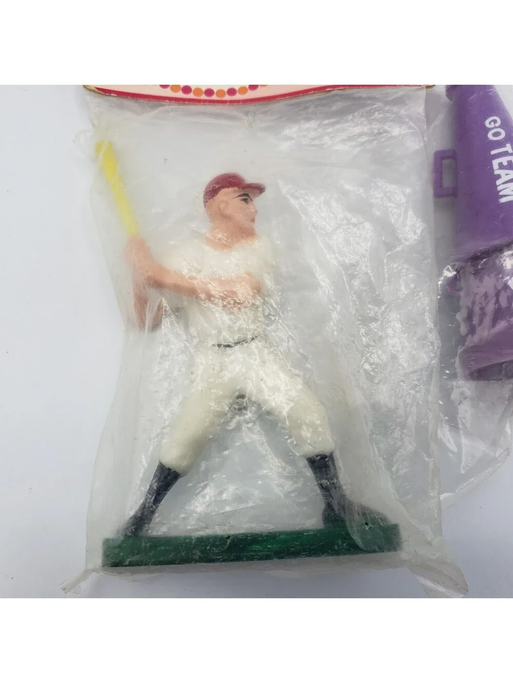 Vintage Wilton Cake Topper Baseball Player At Bat Figurine Hong Kong NOS